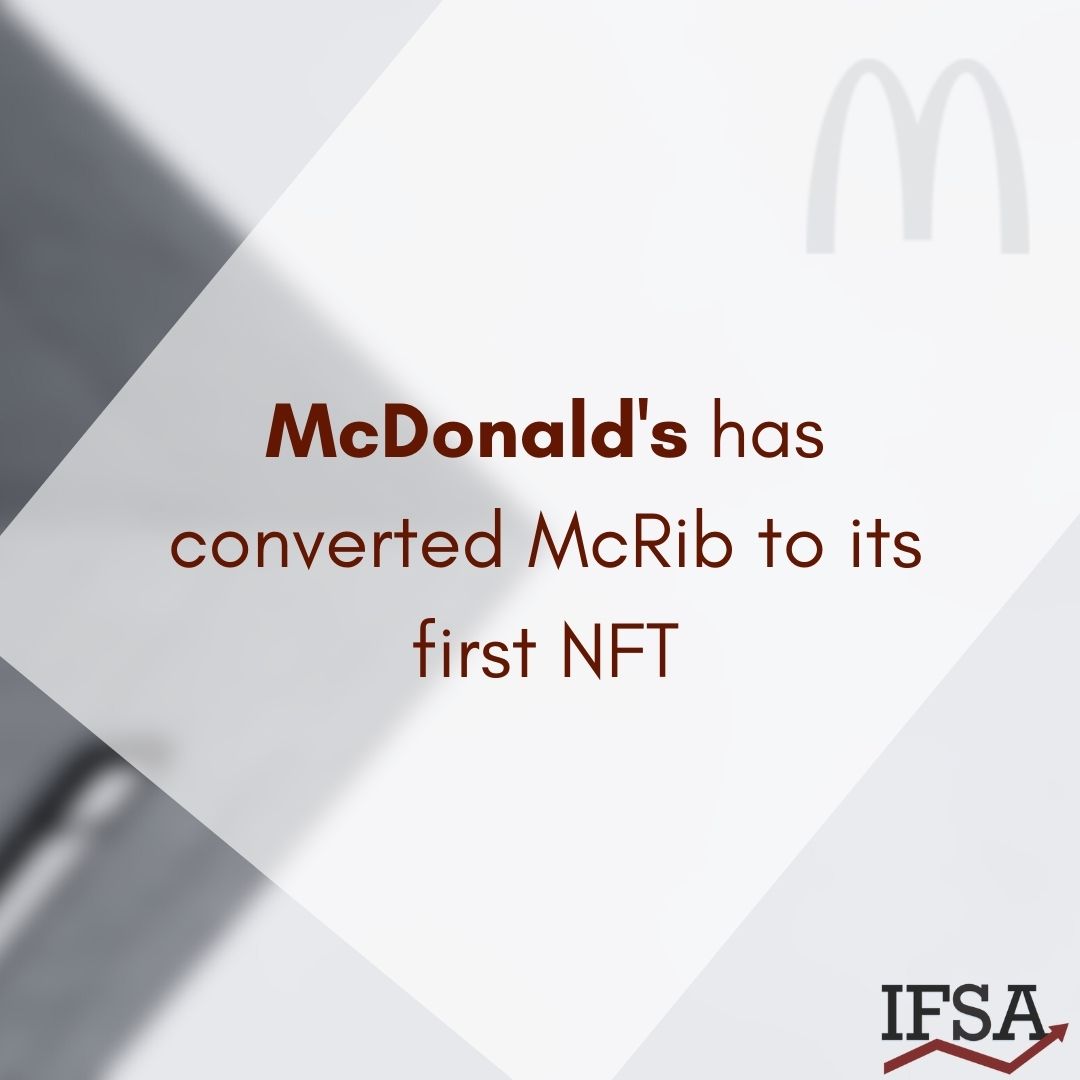 McDonald’s has converted McRib to its first NFT