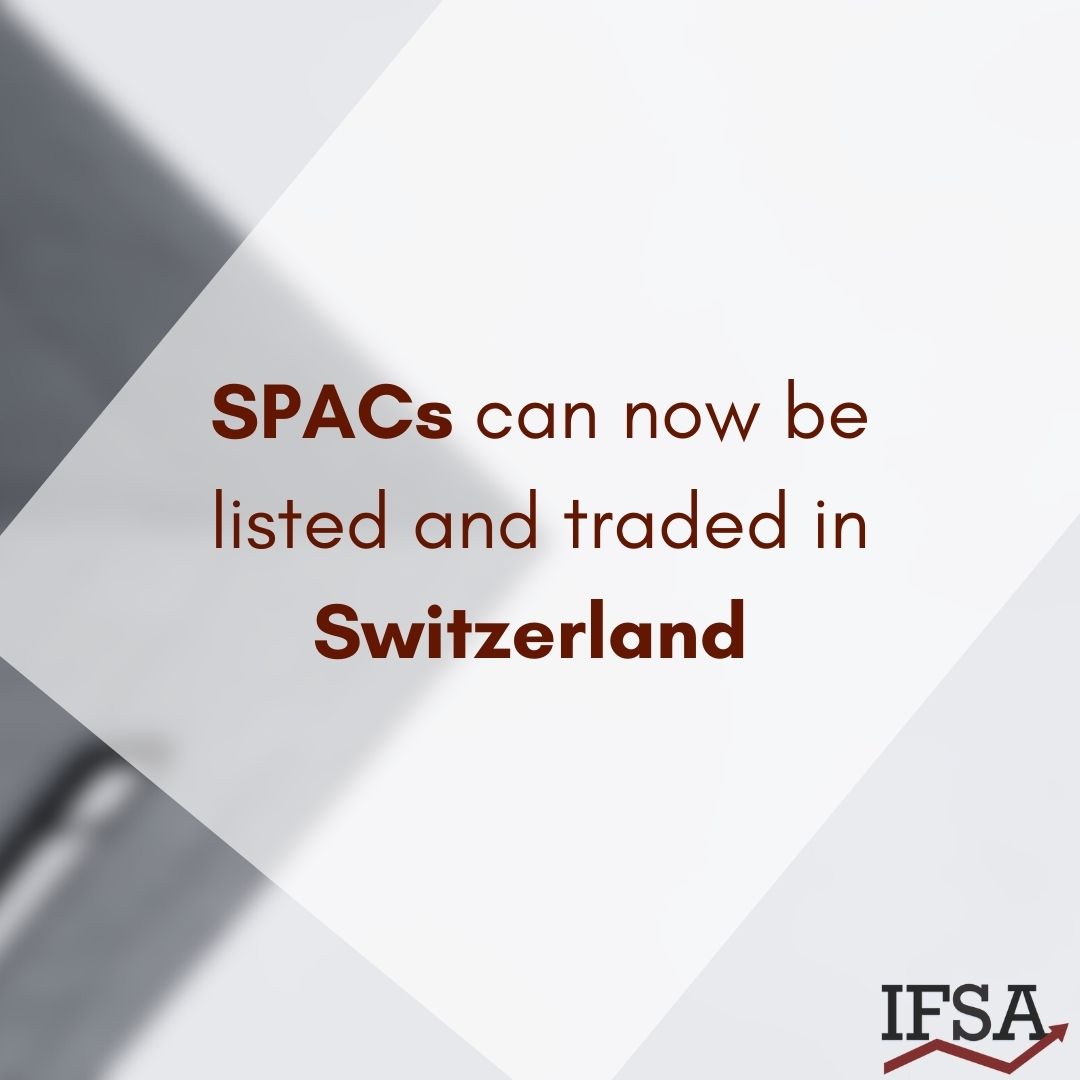SPACs can now be listed and traded in Switzerland